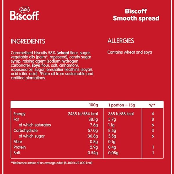 Lotus Biscoff Spread Smooth 400g